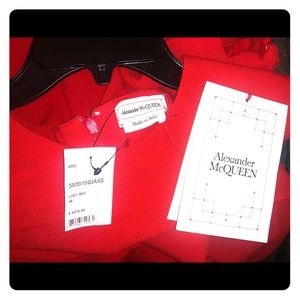 Brand new never worn Alexander McQueen Red Dress